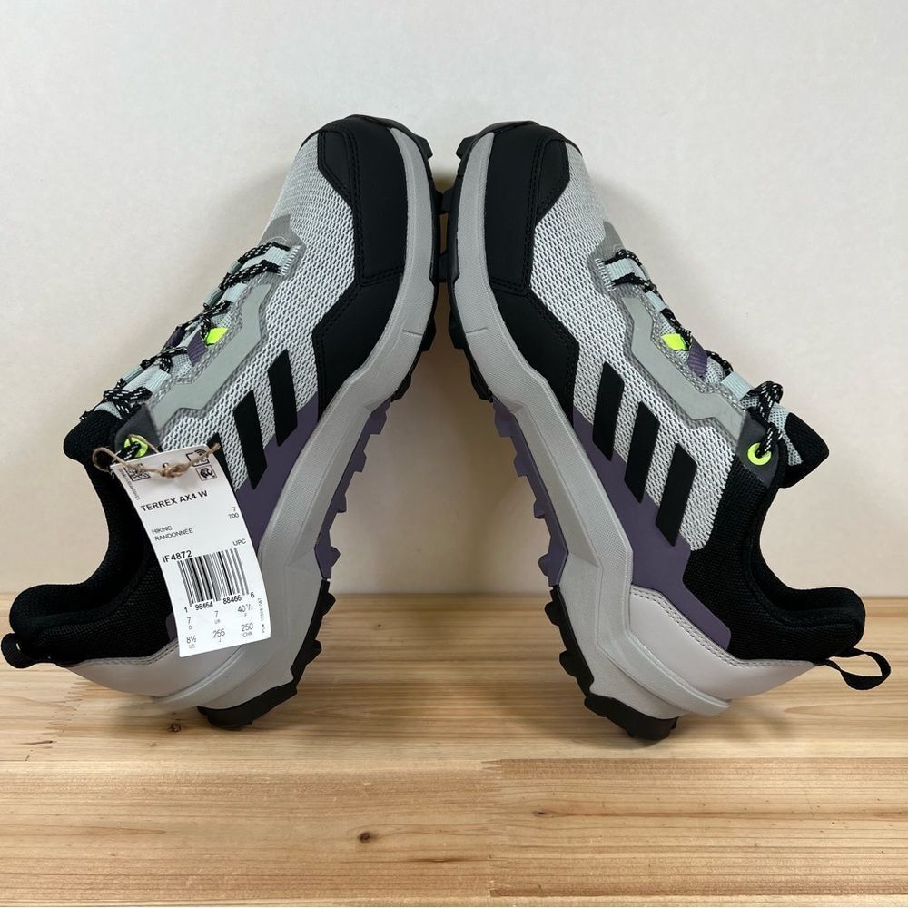 NEW Adidas Terrex AX4 hiking shoes trial running womens 8.5 wonder silver black - Picture 6 of 11